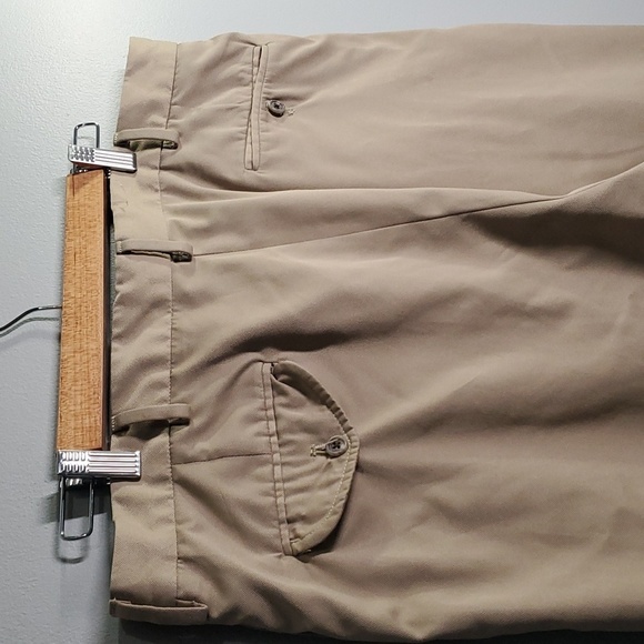 Polo Golf Ralph Lauren shorts men's size 38 tan pleated 8" inseam - Picture 7 of 11